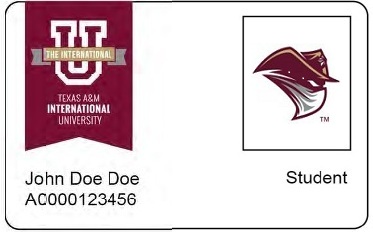 TAMIU Student ID Card Example